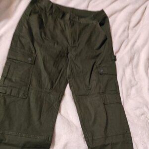 Women's Green Cargo Pants. Size XXL. Brand New with Tags.